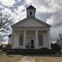1890 Church w/ Columns and Steeple - White