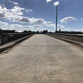 Bridge Near Industrial Mills