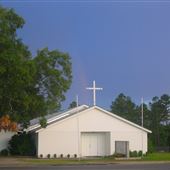 Small White Rural Church