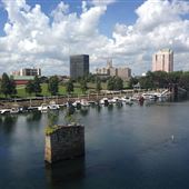 Augusta Skyline on river